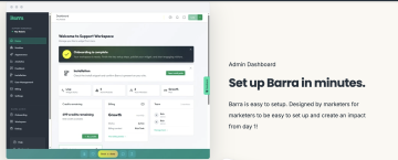 barra.ai website toolbar for conversions